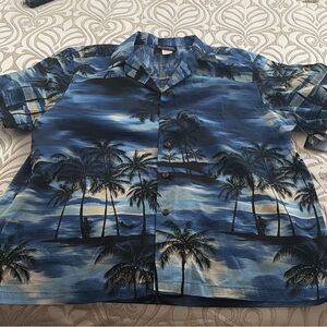 Blue Palm Tree Women’s Shirt